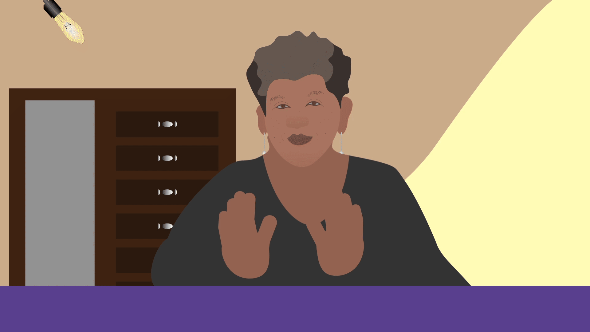 Hecho en After Effects e Illustrator, inspirado en Mamá Chila